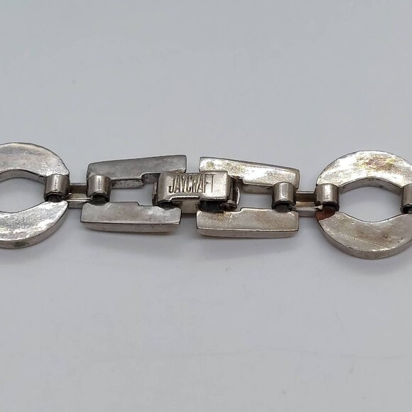Vintage silver tone choker signed‎ Jaycraft - Picture 3 of 6